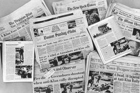 National newspaper headlines about 1979 Greensboro Massacre National newspaper headlines about 1979 Greensboro Massacre